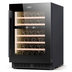 Tủ rượu vang Munchen MWC02ZB 130L, 34–38 chai, 2 vùng nhiệt